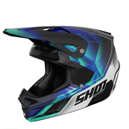 Shot SPEED OLYMP 2025 Cross-Helm - Blau / Grün Ref : SO3032 
