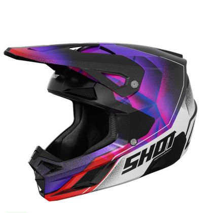 Shot SPEED OLYMP 2025 Cross-Helm - Violett / Grün Ref : SO3034 
