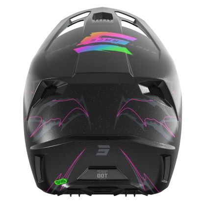Casque cross Shot SPEED - RAC 2026 - Black-Pearly