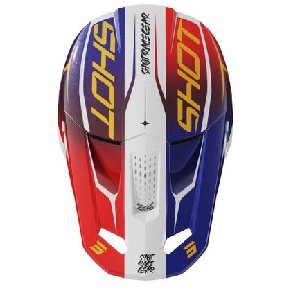 Shot SPEED - SIDE 2026 Cross helmet - Red / Blue