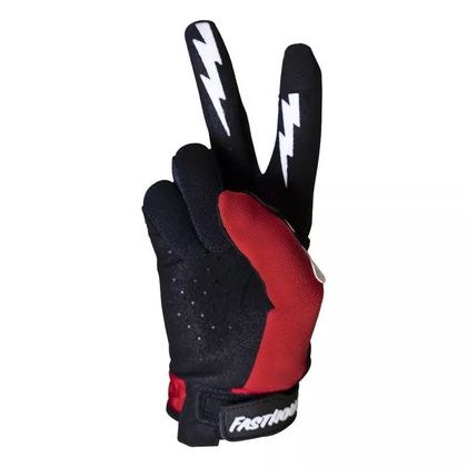 Guanti da cross FASTHOUSE SPEED STYLE REMNANT RED/BLACK 2022 - Rosso / Bianco