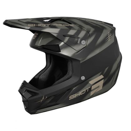 Shot SPEED - TIGER 2026 Cross helmet - Black Ref : SO3261 