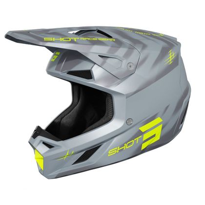 Shot SPEED - TIGER 2026 Cross helmet - Grey Ref : SO3263 