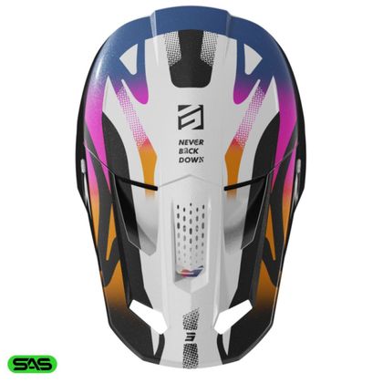 Shot SPEED WAVE 2025 Cross-Helm - Schwarz / Weiß