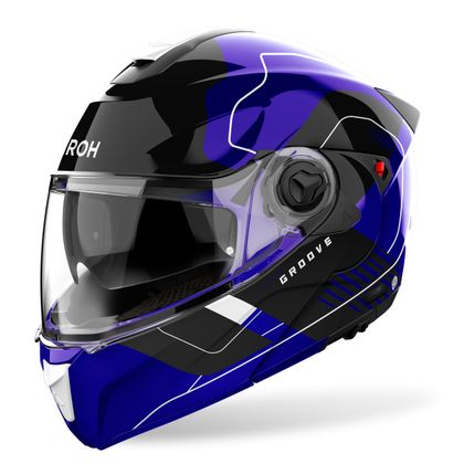 Casque modulable Airoh SPECKTRE - GROOVE - Bleu