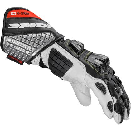 Spidi CARBO KANGAROO Gloves - Black / Red