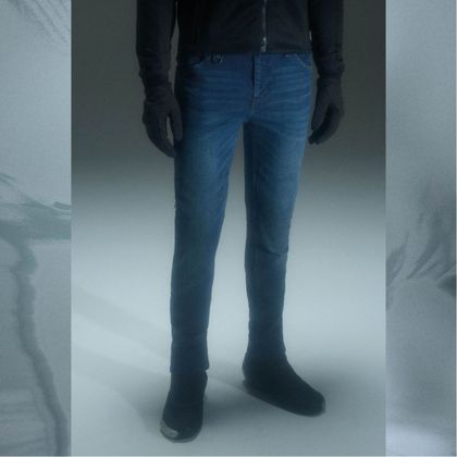 Jean Moto Spidi J-FIT SUPERSLIM TECH - Straight - Bleu