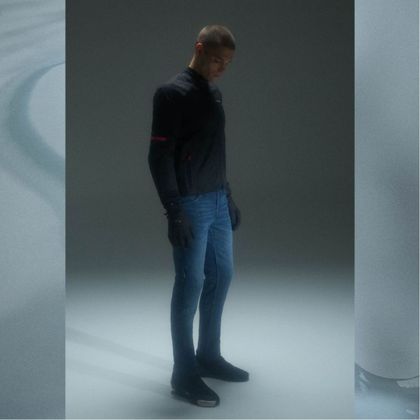 Jean Moto Spidi J-FIT SUPERSLIM TECH - Straight - Bleu