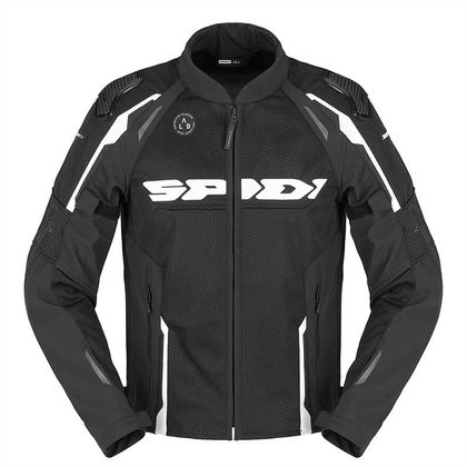 Blusão de Moto Spidi RACE WARRIOR 2 NET - Preto / Branco