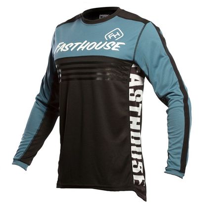 Camiseta de motocross FASTHOUSE GRINDHOUSE SPLIT BLACK SLATE 2021 Ref : FAS0077 