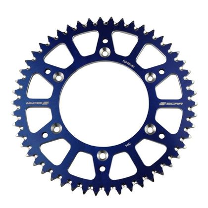 Couronne Scar KTM / Husqvarna / Gasgas - 48 dents - Bleu Ref : SCR0639 / SRS530-48BL 