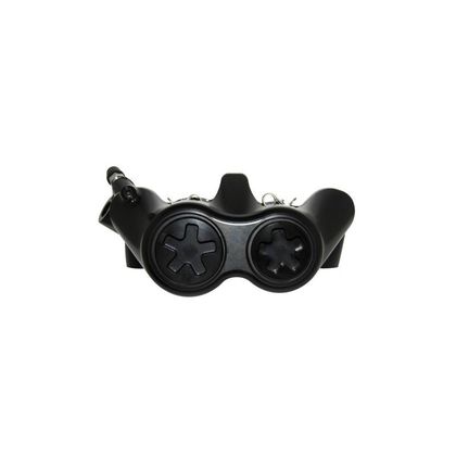 Accossato CNC 100mm straight monobloc radial titanium piston Universal Brake calipers - Black