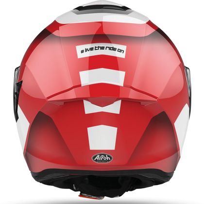 Casco Airoh ST 501 - DOCK - RED GLOSS - Rosso / Bianco