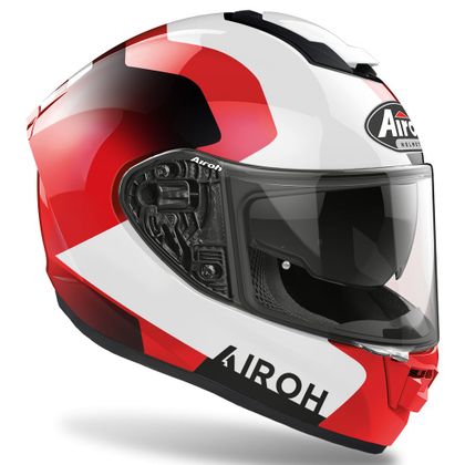 Casco Airoh ST 501 - DOCK - RED GLOSS - Rosso / Bianco