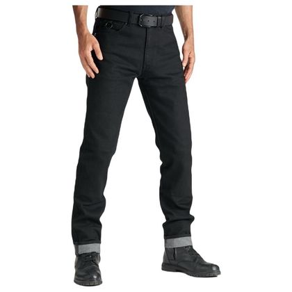 Jeans Pando Moto STEEL BLACK 02 - Slim - Nero Ref : PAN0042 