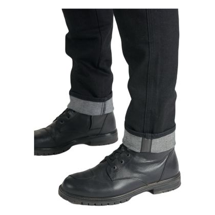 Jeans Pando Moto STEEL BLACK 02 - Slim - Nero