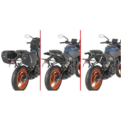 Support valises Givi STEALTH - Rétractable coté gauche