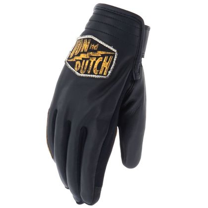 Helstons VON DUTCH STORM Handschuhe - Schwarz / Beige Ref : HS1359 