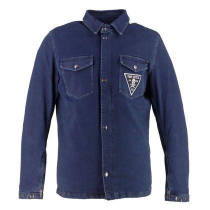 Surchemise Moto Helstons VON DUTCH STRAY CAT - Bleu Ref : HS1348 