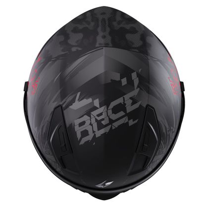 Casque intégral Stormer STRIKE RACE - Noir / Rouge