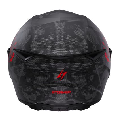 Casque intégral Stormer STRIKE RACE - Noir / Rouge