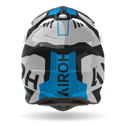 Casco de motocross Airoh STRYKER - BRAVE 2024 - Azul / Gris