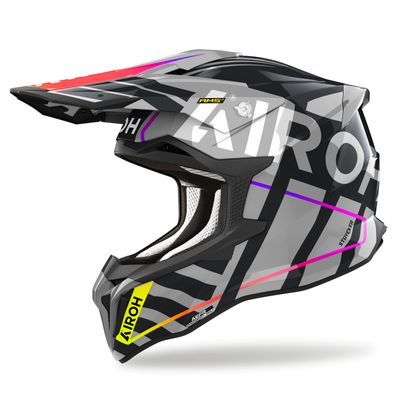 Casco de motocross Airoh STRYKER - BRAVE 2024 - Gris Ref : AR1359 