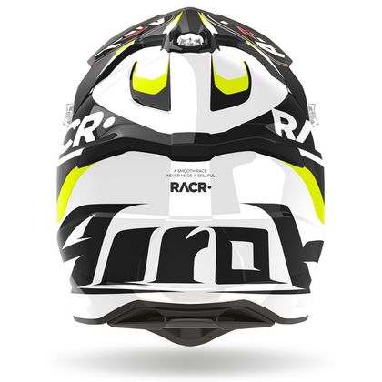 Casco de motocross Airoh STRYKER - RACR 2023 - Negro / Blanco