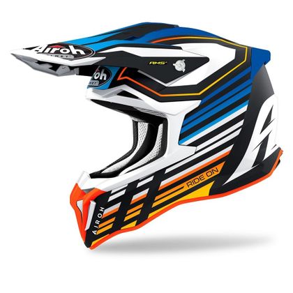 Casco de motocross Airoh STRIKER - SHADED - BLUE MATT 2022 Ref : AR1105 