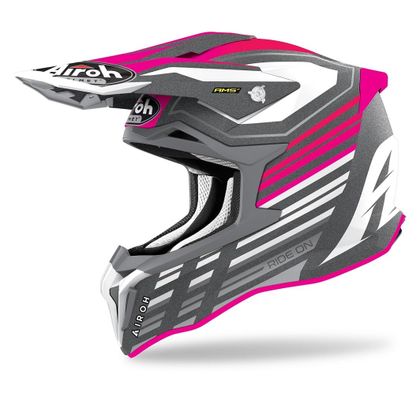 Casco de motocross Airoh STRIKER - SHADED - PINK MATT 2023 - Rosa