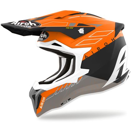 Casco de motocross Airoh STRYKER - SKIN 2023 - Naranja Ref : AR1234 