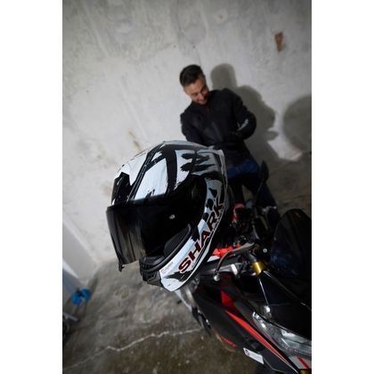 Kask integralny Shark SKWAL CUP REPLICA ZARCO SUZUKA MAT - Czarny / Biały