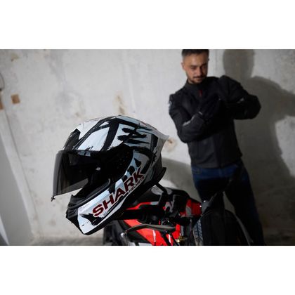 Kask integralny Shark SKWAL CUP REPLICA ZARCO SUZUKA MAT - Czarny / Biały