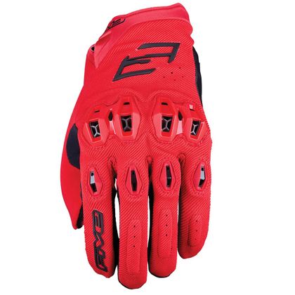 Luvas Five STUNT EVO 2 - Preto / Vermelho Ref.: FV0376-C50827 