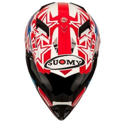 Casque cross Suomy RUMBLE - FREEDOM - RED BLUE 2019
