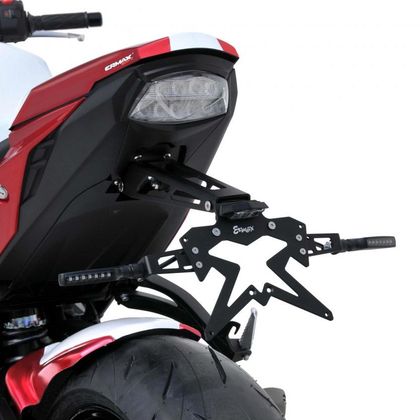 Support de plaque Ermax SUP10 - Noir Ref : EM2105 / SUP418Y87 SUZUKI 1000 GSX-S 1000 ABS - 2022 - 2025