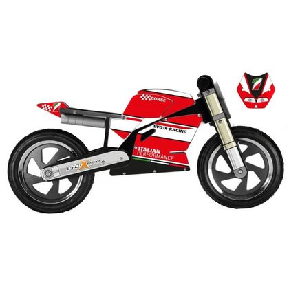 Balance bike Evo-X Racing KIDDI MOTO DUCATI 916 - Nero / Rosso