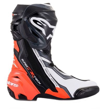 Alpinestars SUPERTECH R Stiefel - Schwarz / Rot