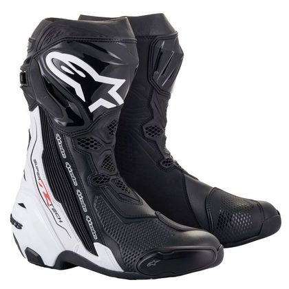 Bottes Alpinestars SUPERTECH R - Noir / Blanc