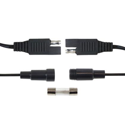 Chaft double USB (1 x usb - 1x usb-c) Ladegerät - Schwarz
