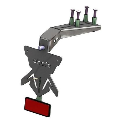 Chaft Schwarz Plattenhalter - Schwarz