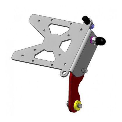 Suporte de matrícula Access Design lateral