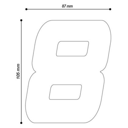 Plaques latérales Barracuda kit complet (support et Plaques numéro)