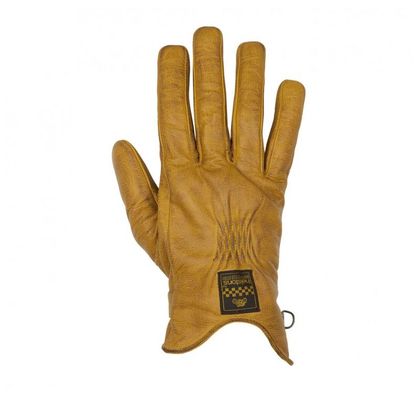 Guantes Helstons SWALLOW CUIR SOFT - Amarillo / Marrón Ref : HS0751 