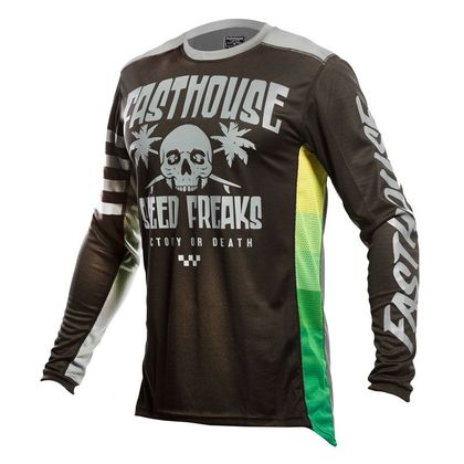 Maillot cross FASTHOUSE GRINDHOUSE SWELL BLACK CHARCOAL ENFANT Ref : FAS0118 