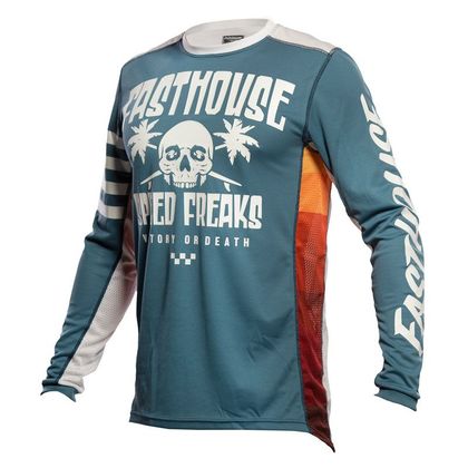 Maillot cross FASTHOUSE GRINDHOUSE SWELL SLATE WHITE ENFANT Ref : FAS0120 
