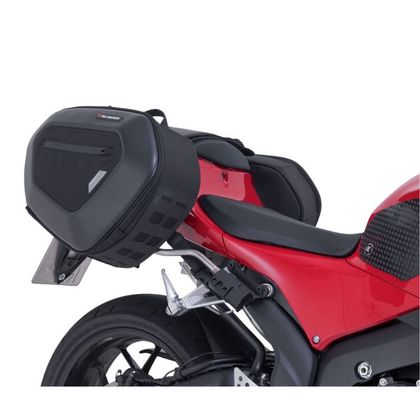 Sacoches cavalières SW-MOTECH PRO BLAZE AVEC SUPPORT (2 x 20 litres) - Noir