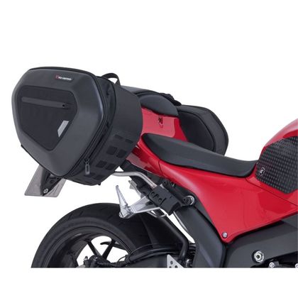 Sacoches cavalières SW-MOTECH PRO BLAZE AVEC SUPPORT (2 x 20 litres) - Noir