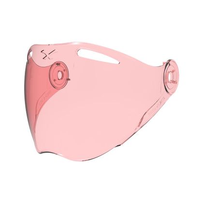 Pantalla de casco Nexx LONG VISORS - CLEAR PINK - Rosa