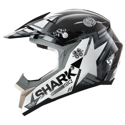 Casco de motocross Shark SX 2 WACKEN KWA 2017 Ref : SH0735 